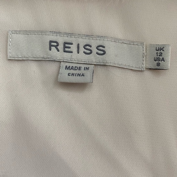 Reiss Ruffle Racerback Tank Top 8 - Picture 3 of 7